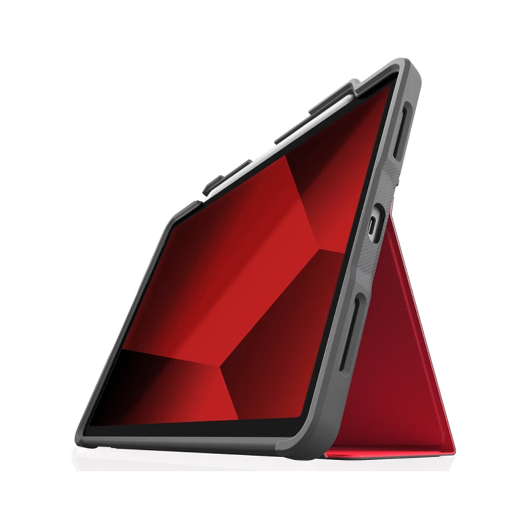 STM รุ่น Dux Plus – เคส iPad Air 11″ (6th/2024), iPad Air 10.9″ (5th/4th Gen), iPad Pro 11″ (4th/3rd/2nd Gen) – สี Red