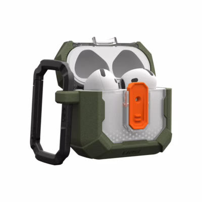 UAG รุ่น Plasma - เคส AirPods 4 - สี Olive Drab