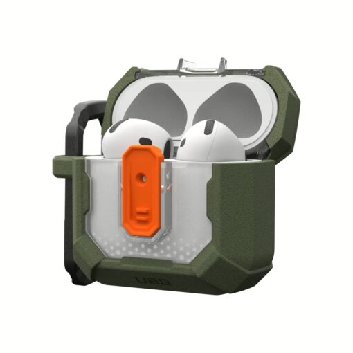 UAG รุ่น Plasma - เคส AirPods 4 - สี Olive Drab - Image 2