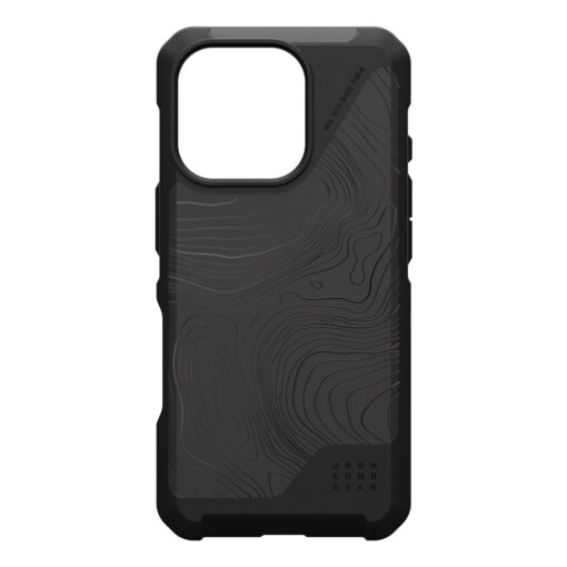 UAG รุ่น Metropolis LT Magsafe - เคส iPhone 16 Pro - สี Topography Black - Image 2