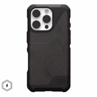 UAG รุ่น Metropolis LT Magsafe - เคส iPhone 16 Pro Max - สี Topography Black