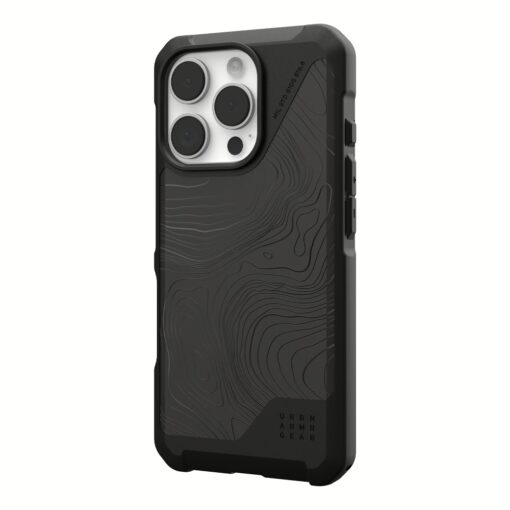 UAG รุ่น Metropolis LT Magsafe - เคส iPhone 16 Pro - สี Topography Black - Image 10