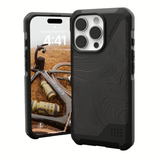 UAG รุ่น Metropolis LT Magsafe - เคส iPhone 16 Pro - สี Topography Black - Image 7