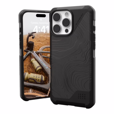 UAG รุ่น Metropolis LT Magsafe - เคส iPhone 16 Pro Max - สี Topography Black