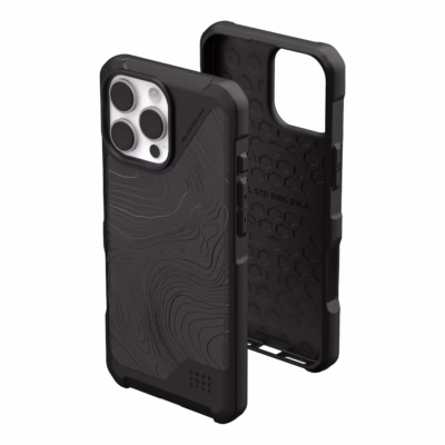 UAG รุ่น Metropolis LT Magsafe - เคส iPhone 16 Pro Max - สี Topography Black