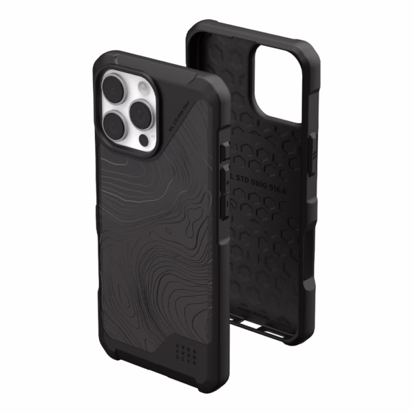 UAG รุ่น Metropolis LT Magsafe - เคส iPhone 16 Pro Max - สี Topography Black