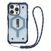 UAG รุ่น Pathfinder Clear Magsafe Bundle - เคส iPhone 16 Pro - สี Blues/ Lanyard