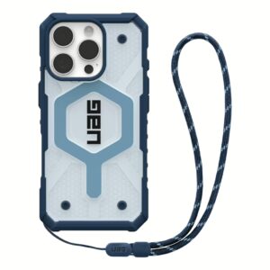 UAG รุ่น Pathfinder Clear Magsafe Bundle - เคส iPhone 16 Pro - สี Blues/ Lanyard
