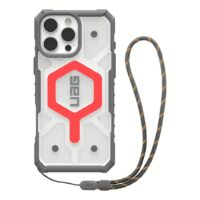 UAG รุ่น Pathfinder Clear Magsafe Bundle - เคส iPhone 16 Pro Max - สี Active Lava/Lanyard