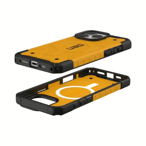 UAG รุ่น Pathfinder Magsafe - เคส iPhone 16 Pro Max - สี Heritage Yellow - Image 12