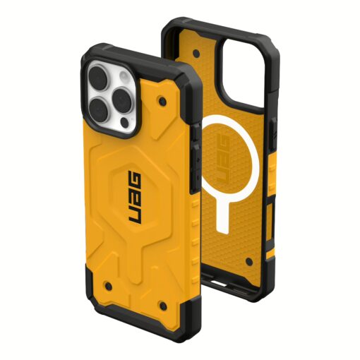 UAG รุ่น Pathfinder Magsafe - เคส iPhone 16 Pro Max - สี Heritage Yellow - Image 5