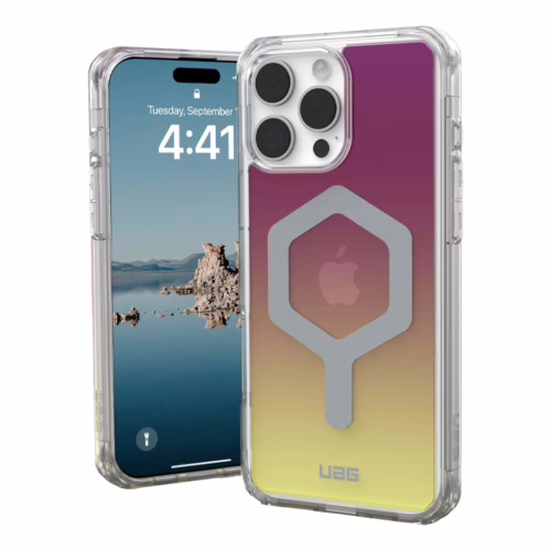 UAG รุ่น Plyo Magsafe - เคส iPhone 16 Pro Max - สี Maroon/Yellow Ombre