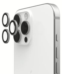 UAG รุ่น Lens Shield - กระจกเลนส์กล้อง iPhone 16 Pro / 16 Pro Max / 15 Pro / 15 Pro Max - สี Titanium