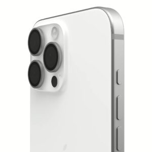 UAG รุ่น Lens Shield - กระจกเลนส์กล้อง iPhone 16 Pro / 16 Pro Max / 15 Pro / 15 Pro Max - สี Titanium
