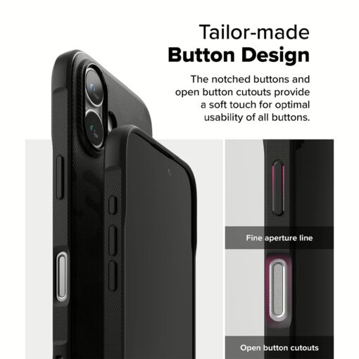 Ringke รุ่น Onyx Design - เคส iPhone 16 - ลาย Camo Black - Image 11