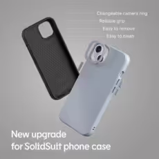 Rhinoshield รุ่น SolidSuit - เคส iPhone 16 - สี Classic Black