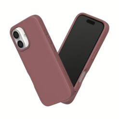 Rhinoshield รุ่น SolidSuit - เคส iPhone 16 - สี Classic Deep Mauve
