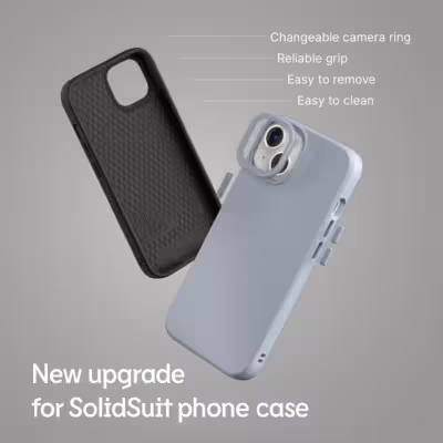 Rhinoshield รุ่น SolidSuit - เคส iPhone 16 - สี Classic Deep Mauve