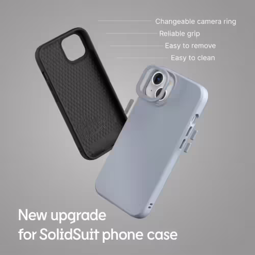 Rhinoshield รุ่น SolidSuit - เคส iPhone 16 Plus - สี Classic Black