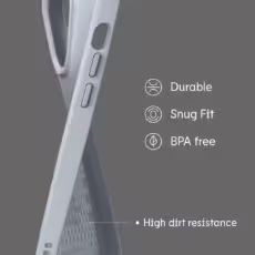 Rhinoshield รุ่น SolidSuit - เคส iPhone 16 Pro Max - สี Classic Ash Grey