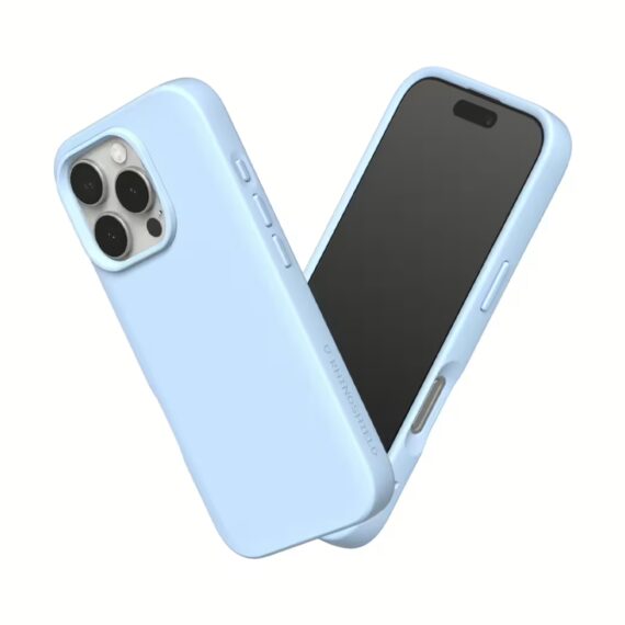 Rhinoshield รุ่น SolidSuit - เคส iPhone 16 Pro Max - สี Classic Glacier Blue - Image 2
