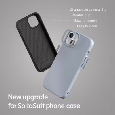 Rhinoshield รุ่น SolidSuit - เคส iPhone 16 Pro Max - สี Classic Glacier Blue