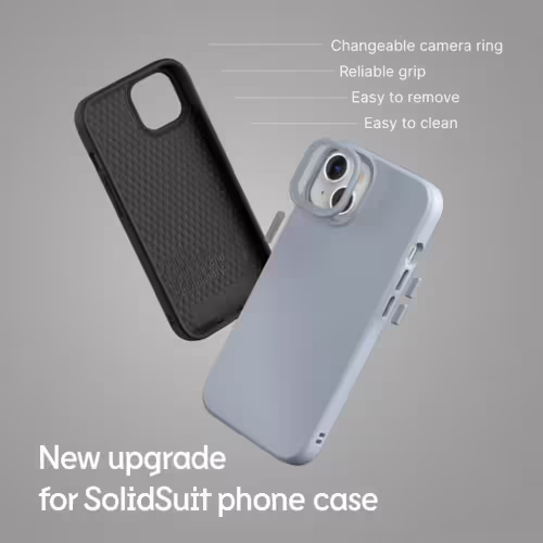 Rhinoshield รุ่น SolidSuit - เคส iPhone 16 Pro Max - สี Classic Glacier Blue