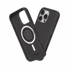 Rhinoshield รุ่น SolidSuit (MagSafe Compatible) - เคส iPhone 16 Pro - สี Classic Black