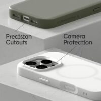 Rhinoshield รุ่น SolidSuit (MagSafe Compatible) - เคส iPhone 16 Pro - สี Classic Black
