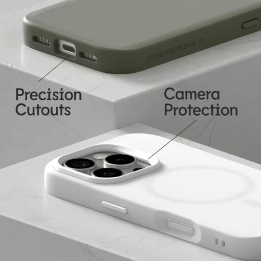 Rhinoshield รุ่น SolidSuit (MagSafe Compatible) - เคส iPhone 16 Pro - สี Classic Black - Image 5