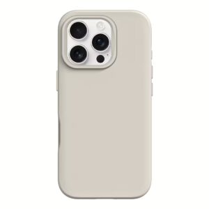 Rhinoshield รุ่น SolidSuit (MagSafe Compatible) - เคส iPhone 16 Pro - สี Classic Shell Beige