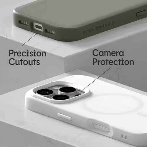 Rhinoshield รุ่น SolidSuit (MagSafe Compatible) - เคส iPhone 16 Pro - สี Classic Shell Beige