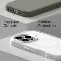 Rhinoshield รุ่น SolidSuit (MagSafe Compatible) - เคส iPhone 16 Pro - สี Classic Shell Beige
