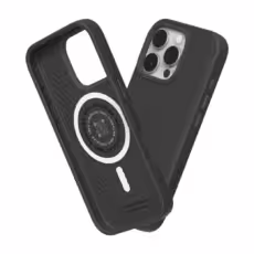 Rhinoshield รุ่น SolidSuit (MagSafe Compatible) - เคส iPhone 16 Pro Max - สี Classic Black