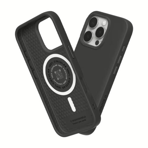 Rhinoshield รุ่น SolidSuit (MagSafe Compatible) - เคส iPhone 16 Pro Max - สี Classic Black - Image 2