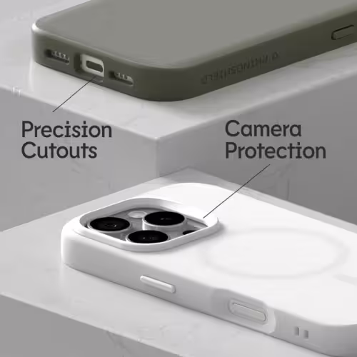 Rhinoshield รุ่น SolidSuit (MagSafe Compatible) - เคส iPhone 16 Pro Max - สี Classic Shell Beige