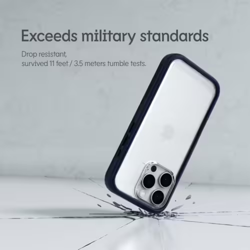 Rhinoshield รุ่น Mod NX - เคส iPhone 16 Pro - สี Navy Blue