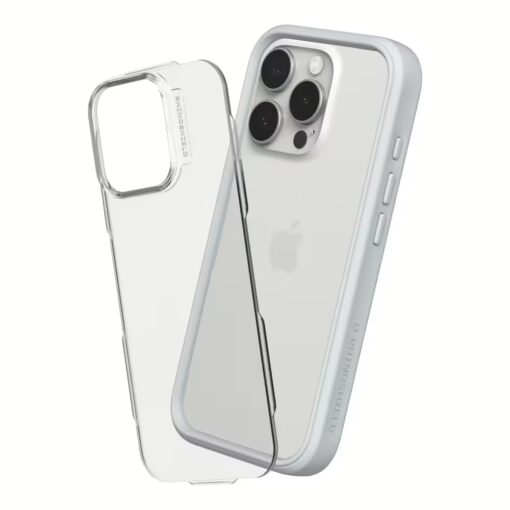 Rhinoshield รุ่น Mod NX - เคส iPhone 16 Pro Max - สี Platinum Gray - Image 2