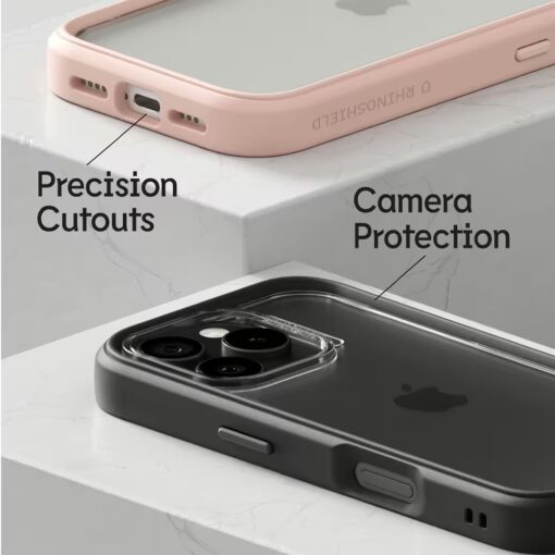 Rhinoshield รุ่น Mod NX - เคส iPhone 16 Pro Max - สี Platinum Gray - Image 6