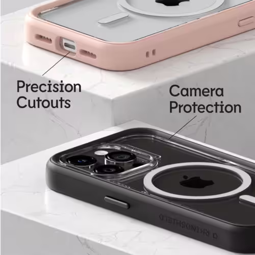 Rhinoshield รุ่น Mod NX (MagSafe Compatible) - เคส iPhone 16 Pro - สี Platinum Gray