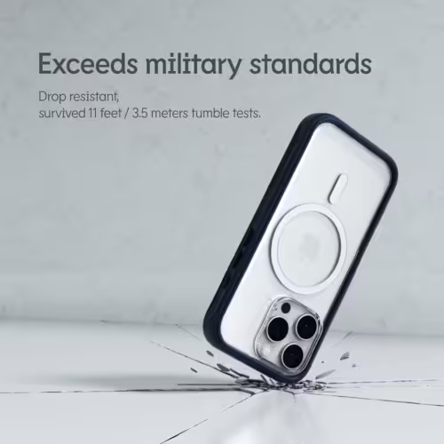 Rhinoshield รุ่น Mod NX (MagSafe Compatible) - เคส iPhone 16 Pro Max - สี Platinum Gray