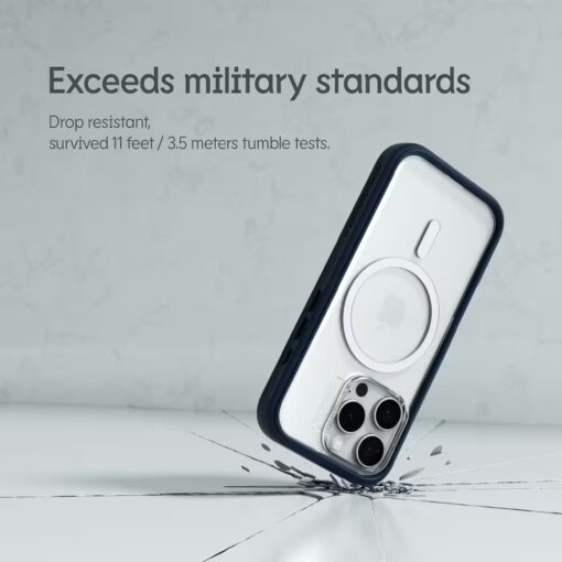 Rhinoshield รุ่น Mod NX (MagSafe Compatible) - เคส iPhone 16 Pro Max - สี Platinum Gray - Image 3