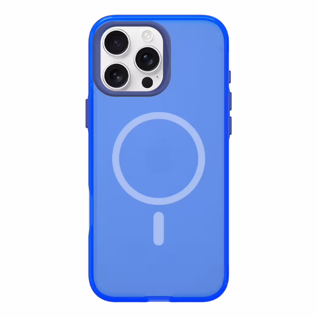 Rhinoshield รุ่น JellyTint (MagSafe Compatible) - เคส iPhone 16 Pro Max - สี Cyber Blue