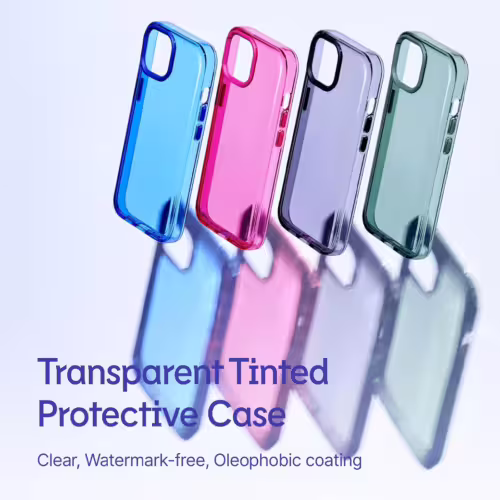Rhinoshield รุ่น JellyTint (MagSafe Compatible) - เคส iPhone 16 Pro Max - สี Fancy Pink