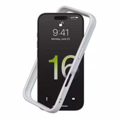Rhinoshield รุ่น CrashGuard NX - เคส iPhone 16 Pro Max - สี Platinum Gray