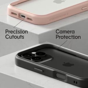 Rhinoshield รุ่น CrashGuard NX - เคส iPhone 16 Pro Max - สี Platinum Gray