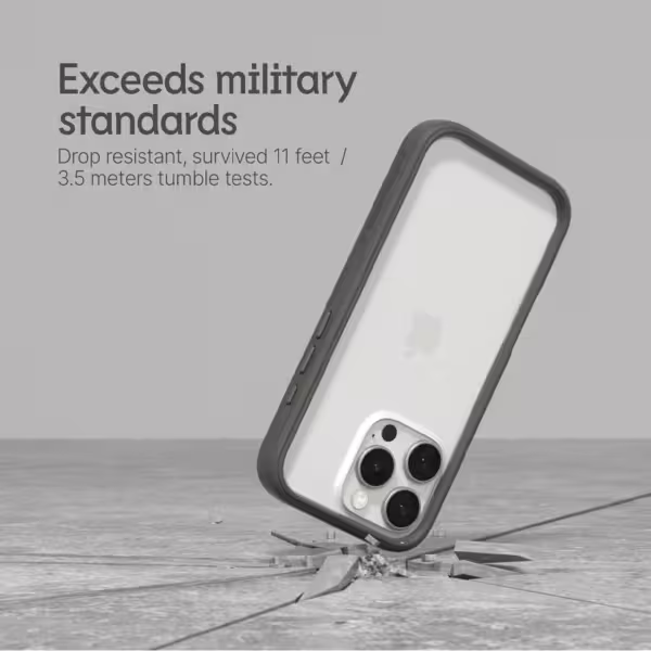 Rhinoshield รุ่น CrashGuard NX - เคส iPhone 16 Pro Max - สี Navy Blue