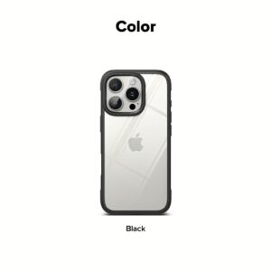 Ringke รุ่น Fusion Bold - เคส iPhone 16 Pro Max - สี Black