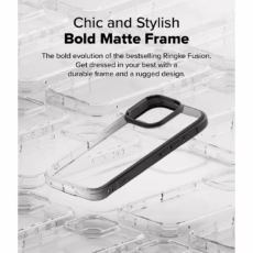 Ringke รุ่น Fusion Bold - เคส iPhone 16 Pro Max - สี Black