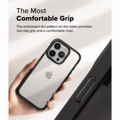 Ringke รุ่น Fusion Bold - เคส iPhone 16 Pro Max - สี Black